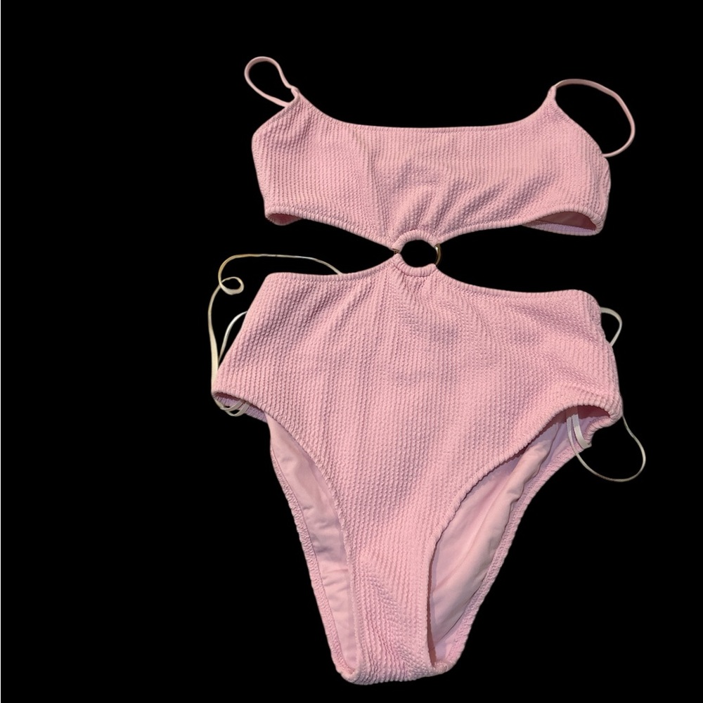 Aerie Light Pink One-Piece Swimsuit